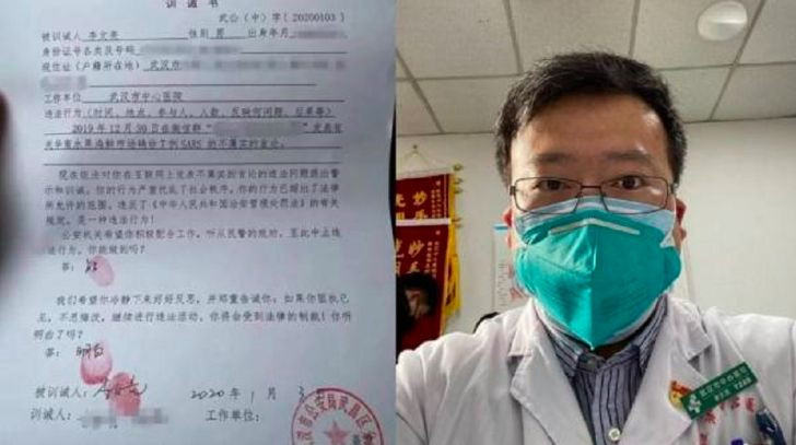 Li Wenliang alertu00f3 del inicio del brote de coronavirus