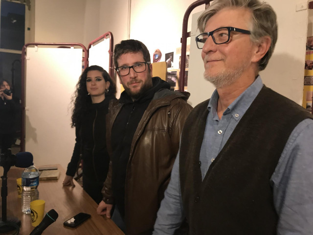 Miguel Urbán (Podemos) presenta su libro 'La emergencia de Vox' en el CSC 'Luis Buñuel' de Zaragoza.