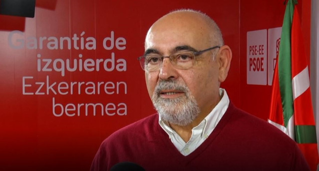 El portavoz parlamentario del PSE-EE, José Antonio Pastor