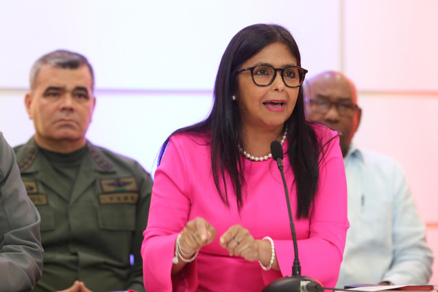 La vicepresidenta venezolana, Delcy Rodríguez.