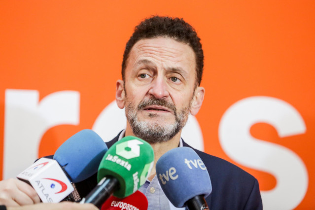 El portavoz adjunto de Ciudadanos (Cs) en el Congreso, Edmundo Bal, atiende a los medios de comunicación para valorar asuntos de actualidad, en Madrid a 08 de febrero de 2020