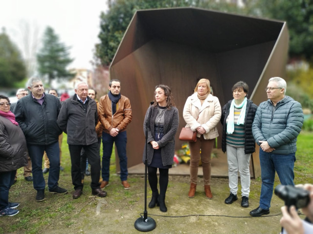Acto del PSE-EE de Andoain en memoria de Joseba Pagazaurtundua.