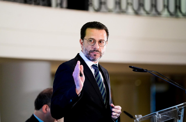 Imagen recurso del consejero de Hacienda y Función Pública de la Comunidad, Javier Fernández-Lasquetty, en un desayuno informativo celebrado en la capital el 7 de febrero.