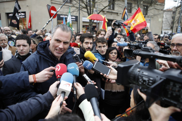 El secretario general de Vox, Javier Ortega Smith