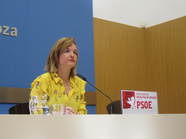 La portavoz del PSOE en el Ayuntamiento de Zaragoza, Pilar Alegría