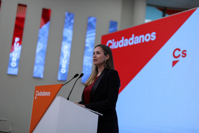 La portavoz de la Gestora de Ciudadanos, Melisa Rodríguez.
