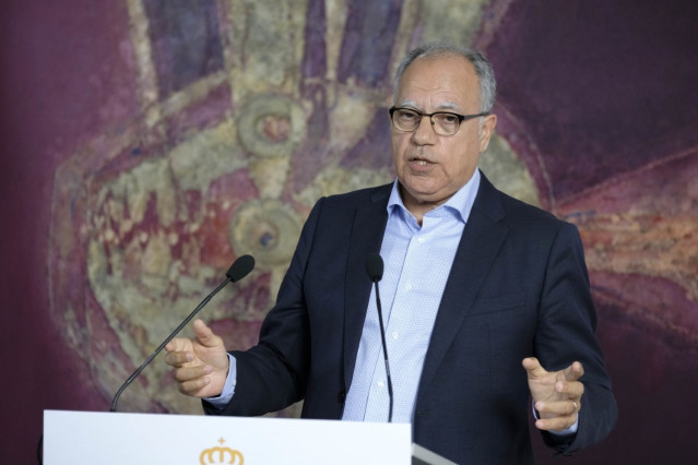 El presidente del Cabildo de La Gomera, Casimiro Curbelo