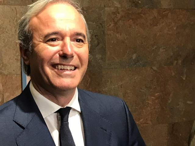 El alcalde de Zaragoza,. Jorge Azcón