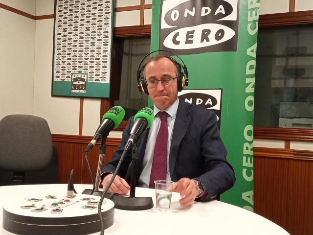 El presidente del PP vasco, Alfonso Alonso, en Onda Cero