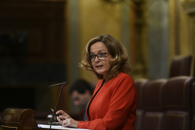 La ministra de Economía y Empresa, Nadia Calviño