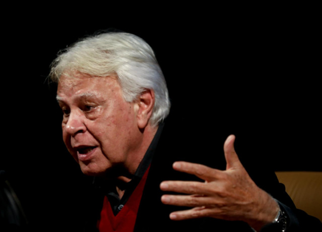 El expresidente del Gobierno Felipe González, participa en la presentación de la Fundación que lleva su nombre  en Sevilla a 12 de febrero 2020