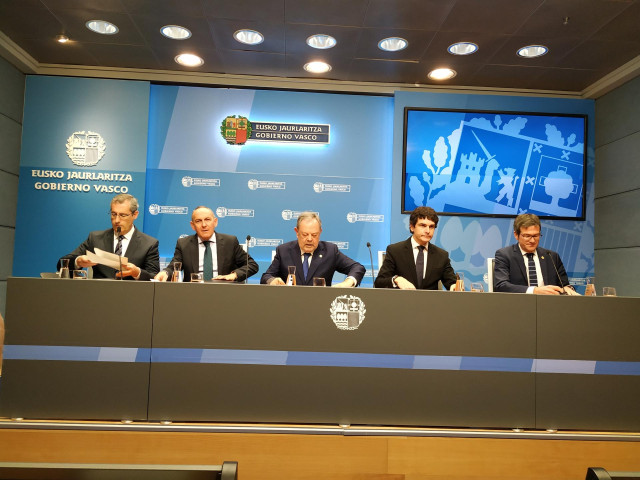 Rueda de prensa del Consejo Vasco de Finanzas Públicas