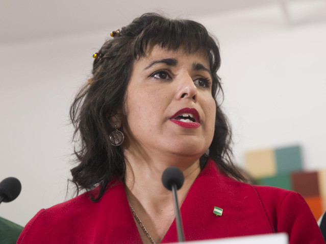 La coordinadora de Podemos Andalucía y portavoz de Adelante Andalucía, Teresa Rodríguez, en una imagen de archivo