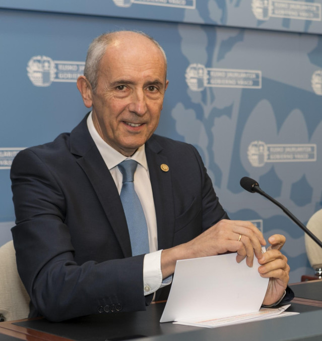 El portavoz del Gobierno Vasco, Josu Erkoreka.