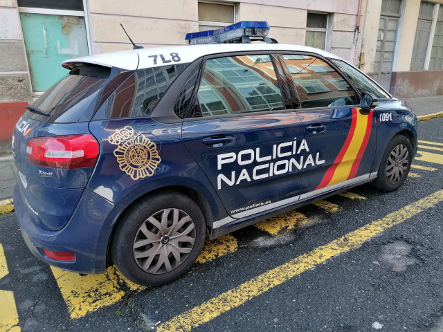 Un vehículo de la Policía Nacional.