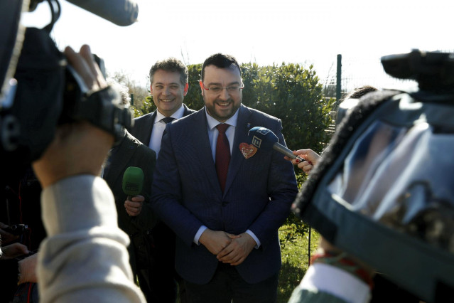 El presidente del Principado de Asturias, Adrián Barbón