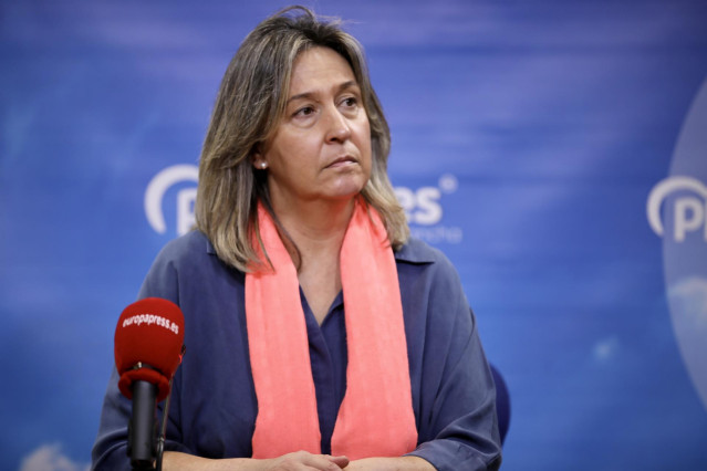 Diputada regional del PP Ana Guarinos en una entrevista con Europa Press.