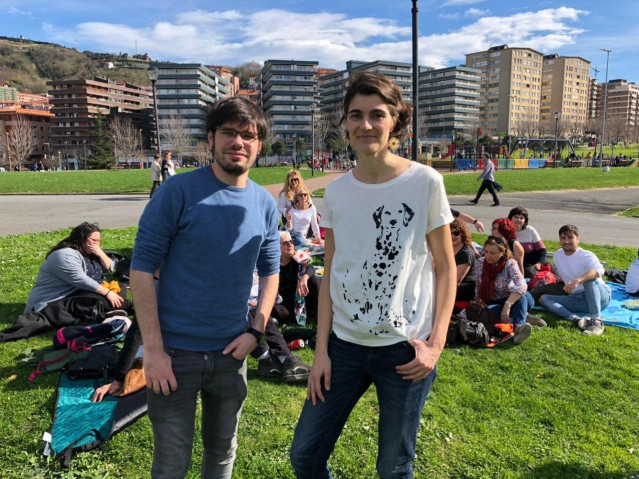 Rosa Martínez y Lander Martínez (Podemos Euskadi)