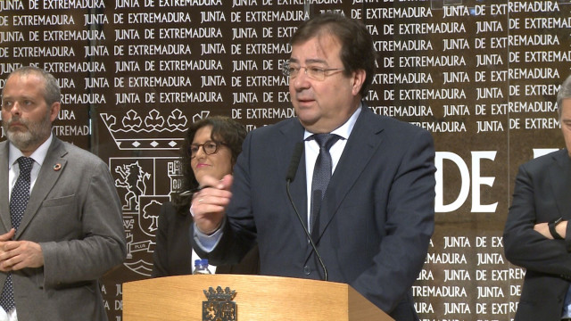 Vara en rueda de prensa en la que se refiere a las protestas agrarias en la región