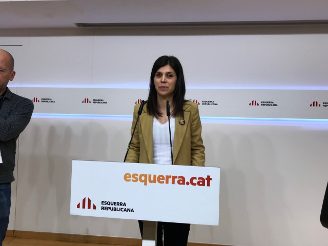 La secretaria general adjunta de ERC, Marta Vilalta, este lunes