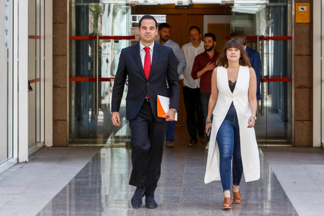 El portavoz de Ciudadanos en la Asamblea de Madrid, Ignacio Aguado, en la Asamblea. Imagen de archivo