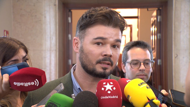 El portavoz de Esquerra Republicana (ERC) en el Congreso.