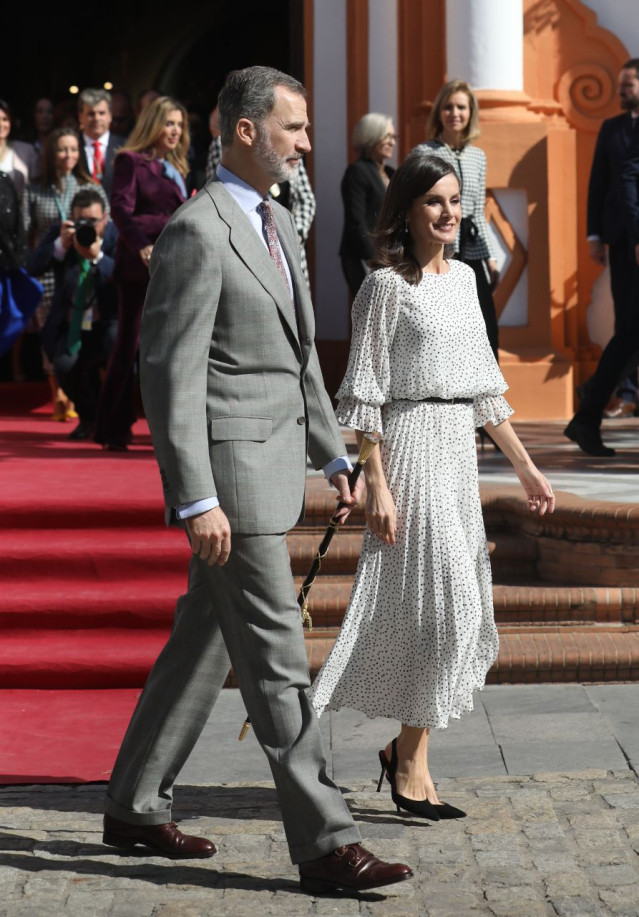 Los Reyes Felipe VI y doña Letizia