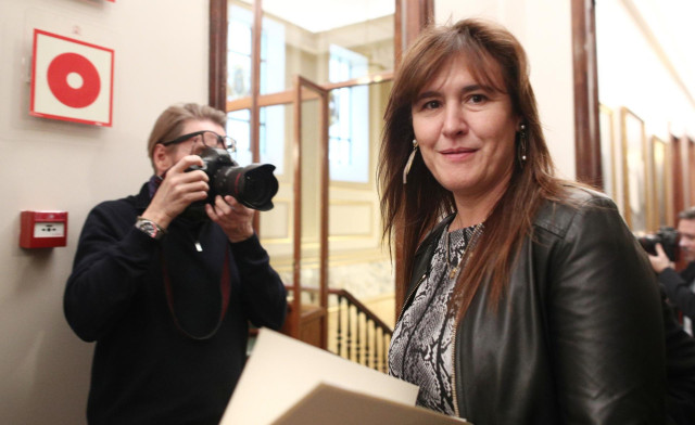 La portavoz de JxCat en el Congreso de los Diputados, Laura Borràs.