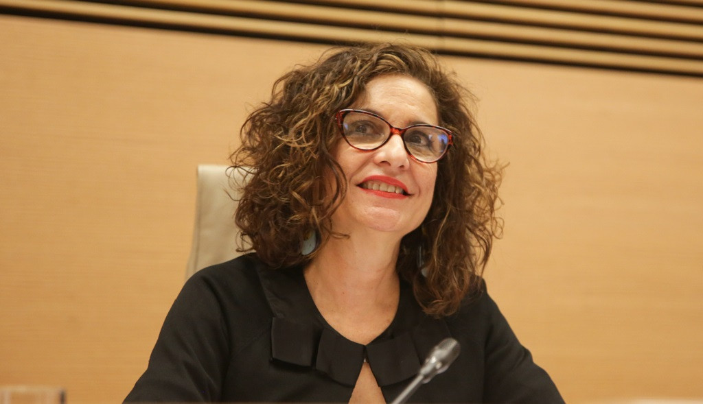 La ministra de Hacienda y portavoz del Gobierno, Maru00eda Jesu00fas Montero