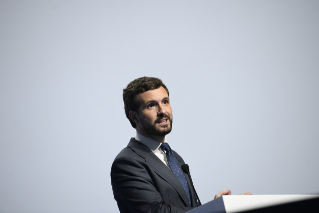 El presidente del PP, Pablo Casado, en una imagen de archivo