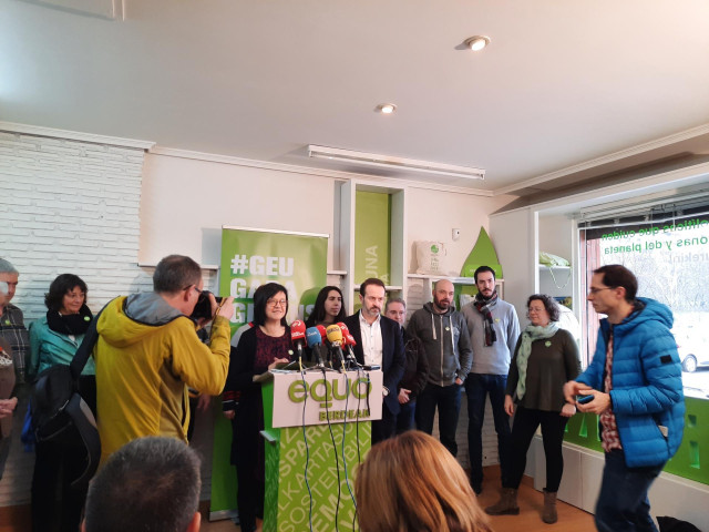 Equo no concurrirá en coalición con Podemos a las elecciones vascas por el 