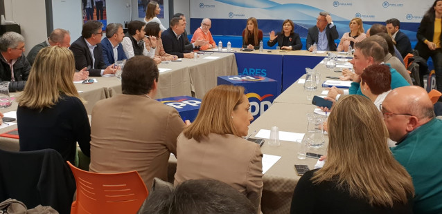 Reunión de Bonig con los municipios afectados por Gloria