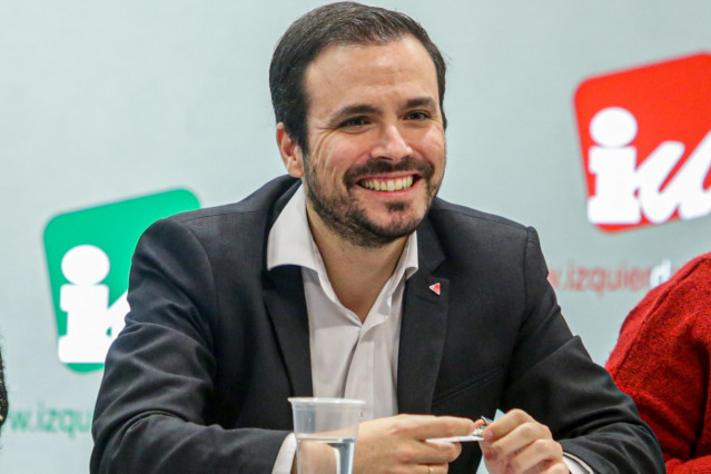 El coordinador federal de Izquierda Unida, Alberto Garzón.