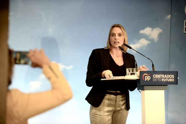 La presidenta del PP de Bizkaia, Raquel González