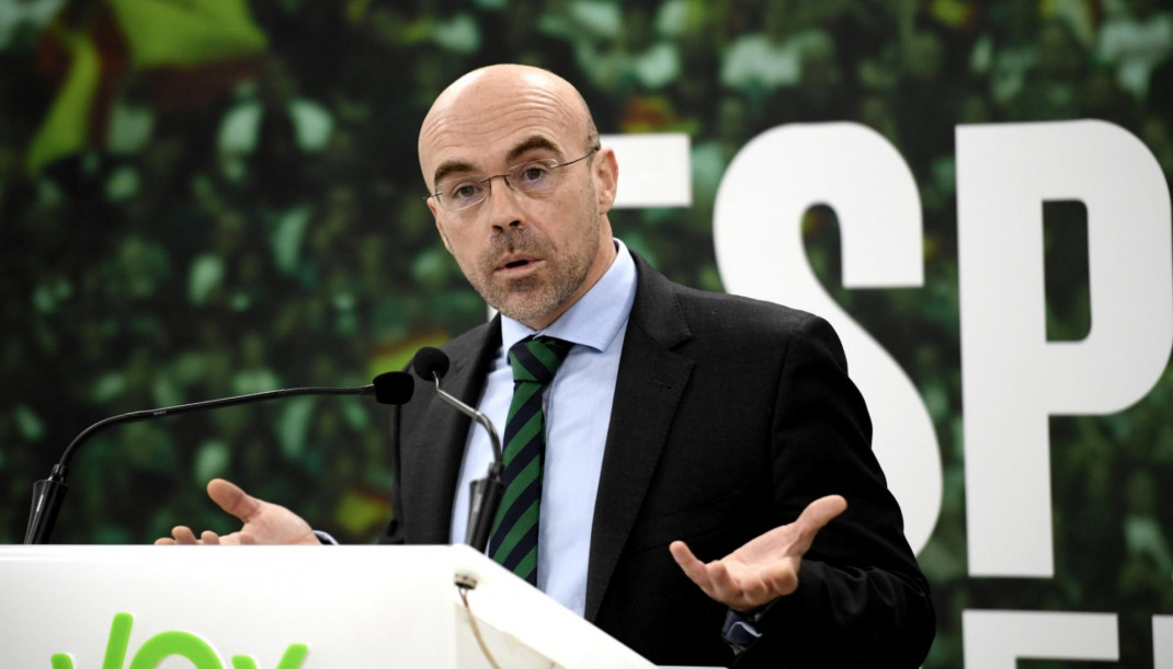 El eurodiputado y portavoz del Comité de Acción Política de Vox, Jorge Buxadé