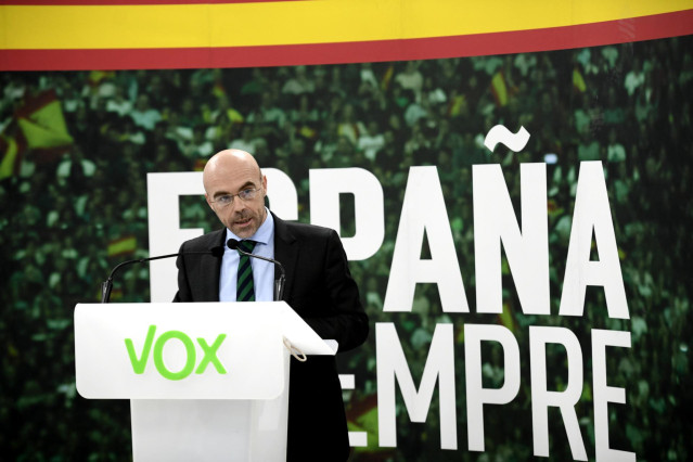 El eurodiputado y portavoz del Comité de Acción Política de Vox, Jorge Buxadé