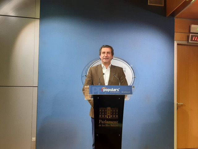 El presidente del PP en Baleares y portavoz del Grupo Popular en el Parlament, Biel Company.