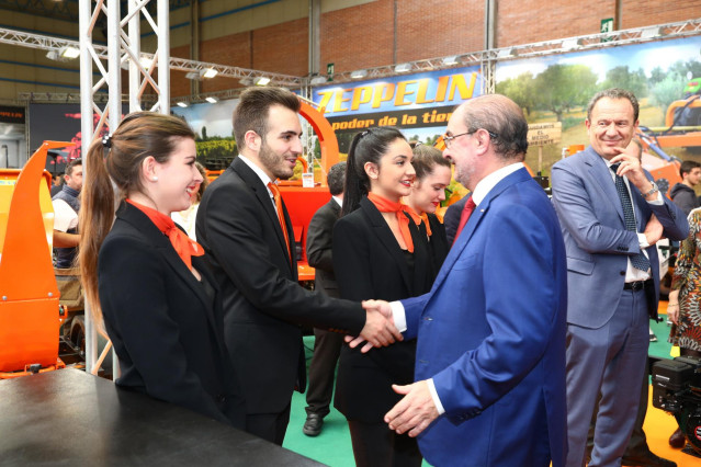 Lambán en la inauguración de FIMA.