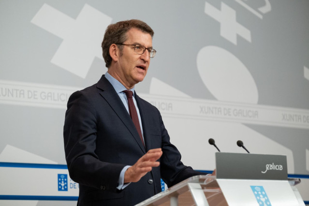 El presidente de la Xunta, Alberto Núñez Feijóo.