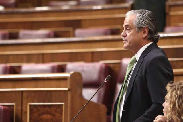 El diputado de Ciudadanos, Marcos de Quinto, en el Pleno del Congreso