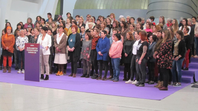 Maddalen Iriarte, en un acto en Bilbao