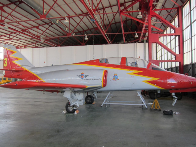 Avión C 101 del Ejécito del Aire. Patrulla Águila. Academia General del Aire (AGA)