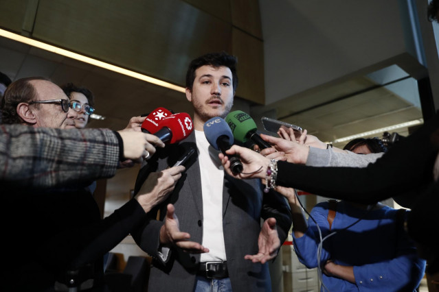 El portavoz de Más Madrid en la Asamblea, Pablo Gómez Perpinyà