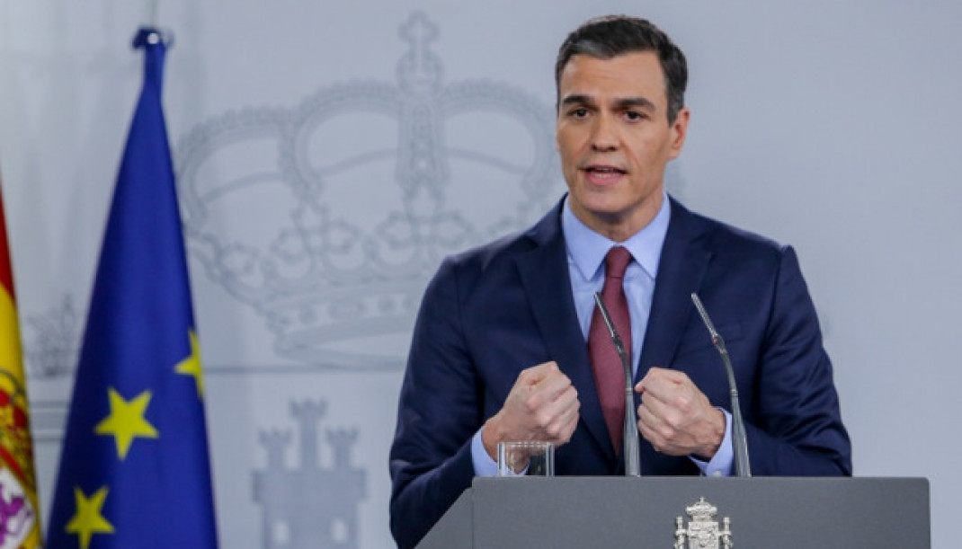 Presidente gobierno pedro sanchez analiza impacto coronavirus