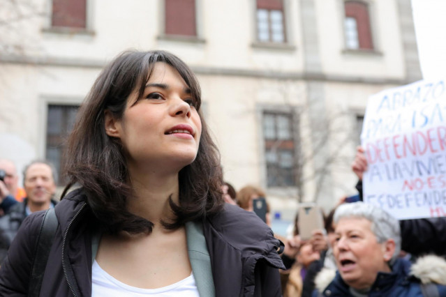 Foto recurso de la portavoz de Unidas Podemos en la Asamblea de Madrid, Isa Serra.