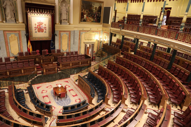 Coronavirus.-  El Congreso se prepara para un Pleno especial al que sólo asistirá una veintena de diputados
