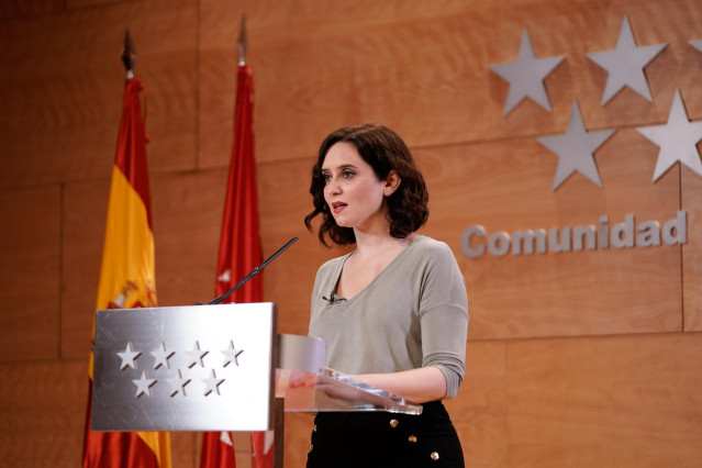 Imagen de recurso de la presidenta de la Comunidad de Madrid, Isabel Díaz Ayuso.