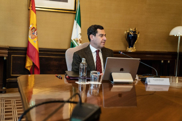 El presidente de la Junta, Junama Moreno.