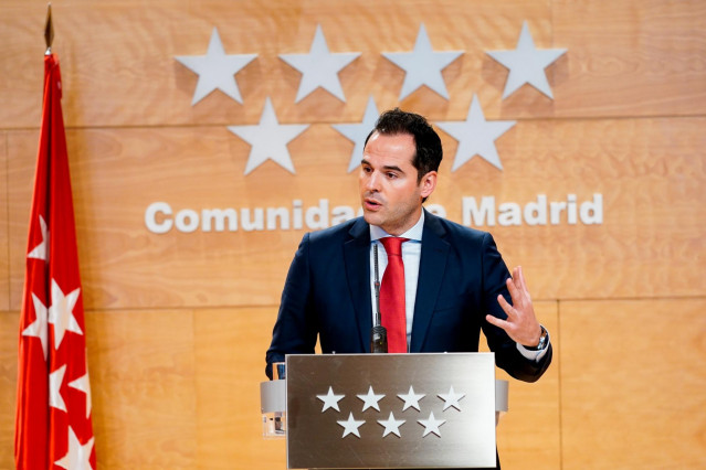 Imagen de recurso del vicepresidente de la Comunidad de Madrid, Ignacio Aguado.