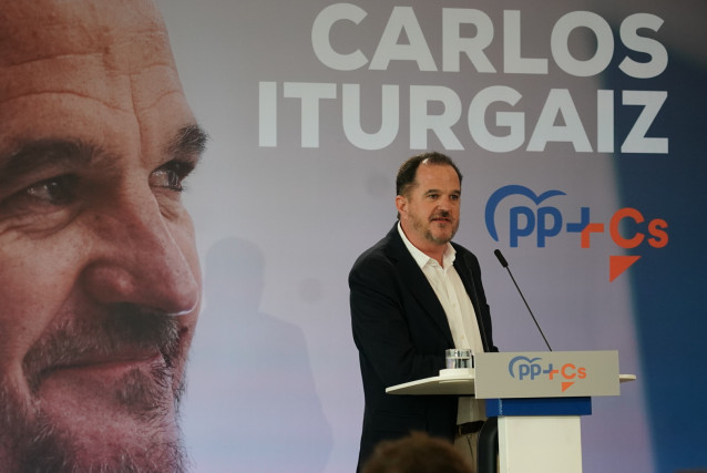 El candidato a lehendakari de la coalición PP+Cs, Carlos Iturgaiz.